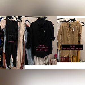 Bundle of 3 ladies rompers jumpers